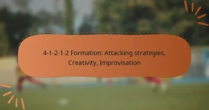 4-1-2-1-2 Formation: Attacking strategies, Creativity, Improvisation