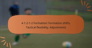 4-1-2-1-2 Formation: Formation shifts, Tactical flexibility, Adjustments