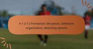 4-1-2-1-2 Formation: Set pieces, Defensive organisation, Attacking options