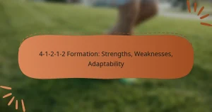 4-1-2-1-2 Formation: Strengths, Weaknesses, Adaptability
