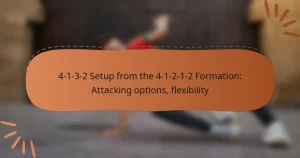 4-1-3-2 Setup from the 4-1-2-1-2 Formation: Attacking options, flexibility