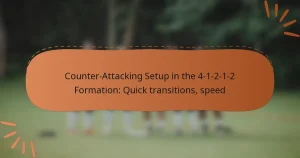 Counter-Attacking Setup in the 4-1-2-1-2 Formation: Quick transitions, speed